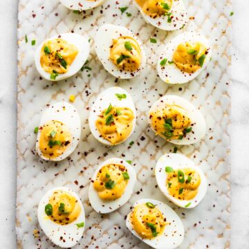 Spicy Deviled Eggs