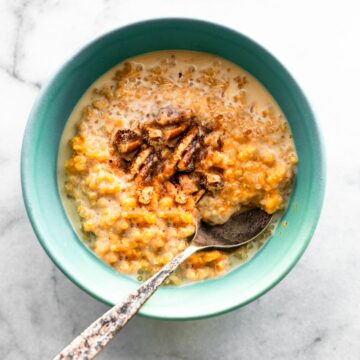Creamy Pumpkin Quinoa Porridge