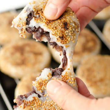 Sticky Rice Cake with Red Bean Paste