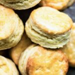 a pile of gluten free biscuits