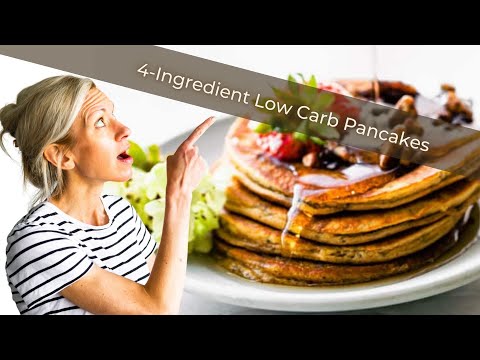 4-Ingredient Low Carb Pancakes