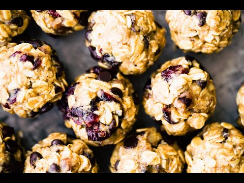 No Bake Oatmeal Cookies Energy Bites {Gluten Free}
