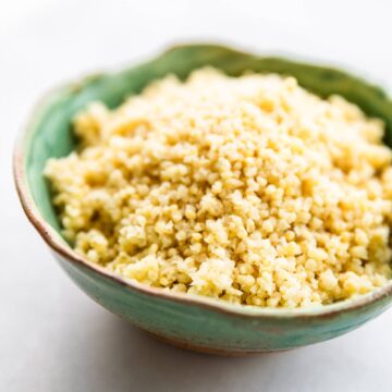 millet in bowl