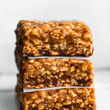 Crispy Peanut Butter Protein Bars