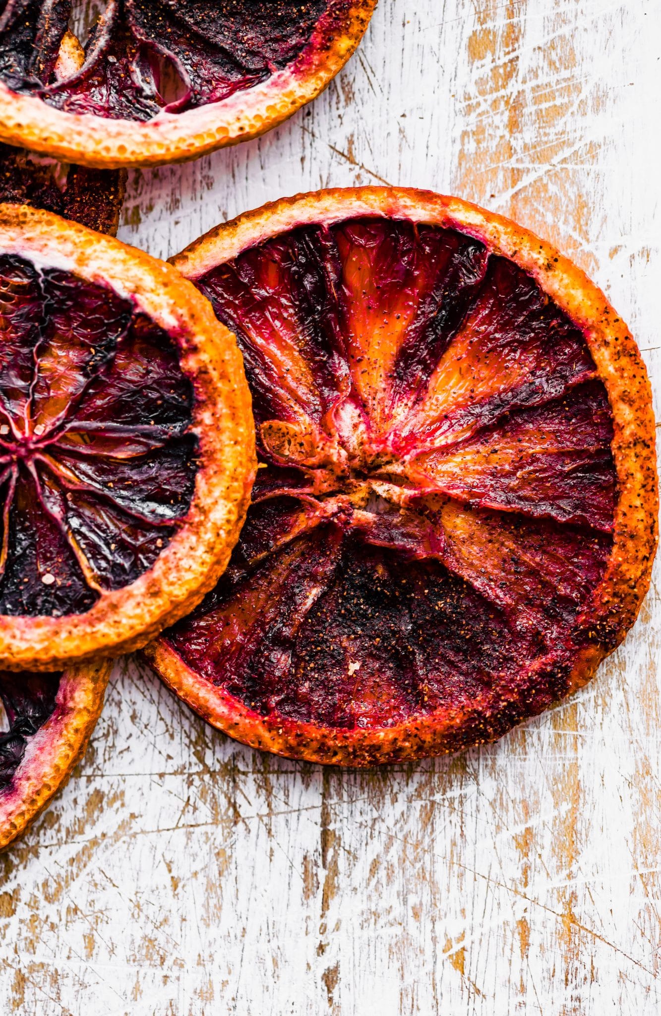 drying oranges for cocktail garnish