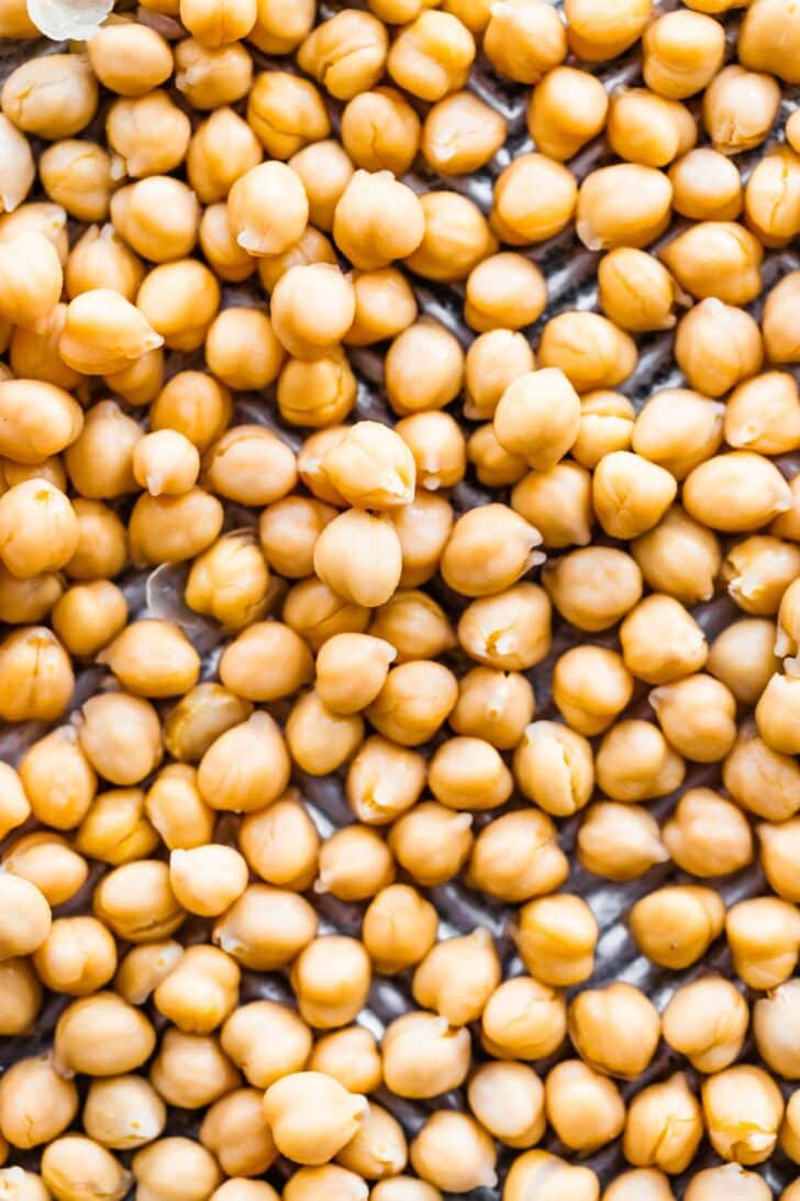 rinsed chickpeas